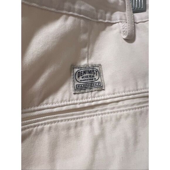 Denimist Women's White Wide Leg Relaxed Blair Double Pleated Pant Size 32 NWOT - Picture 11 of 14